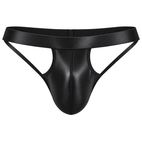 Black dual-strap open-back brief gift