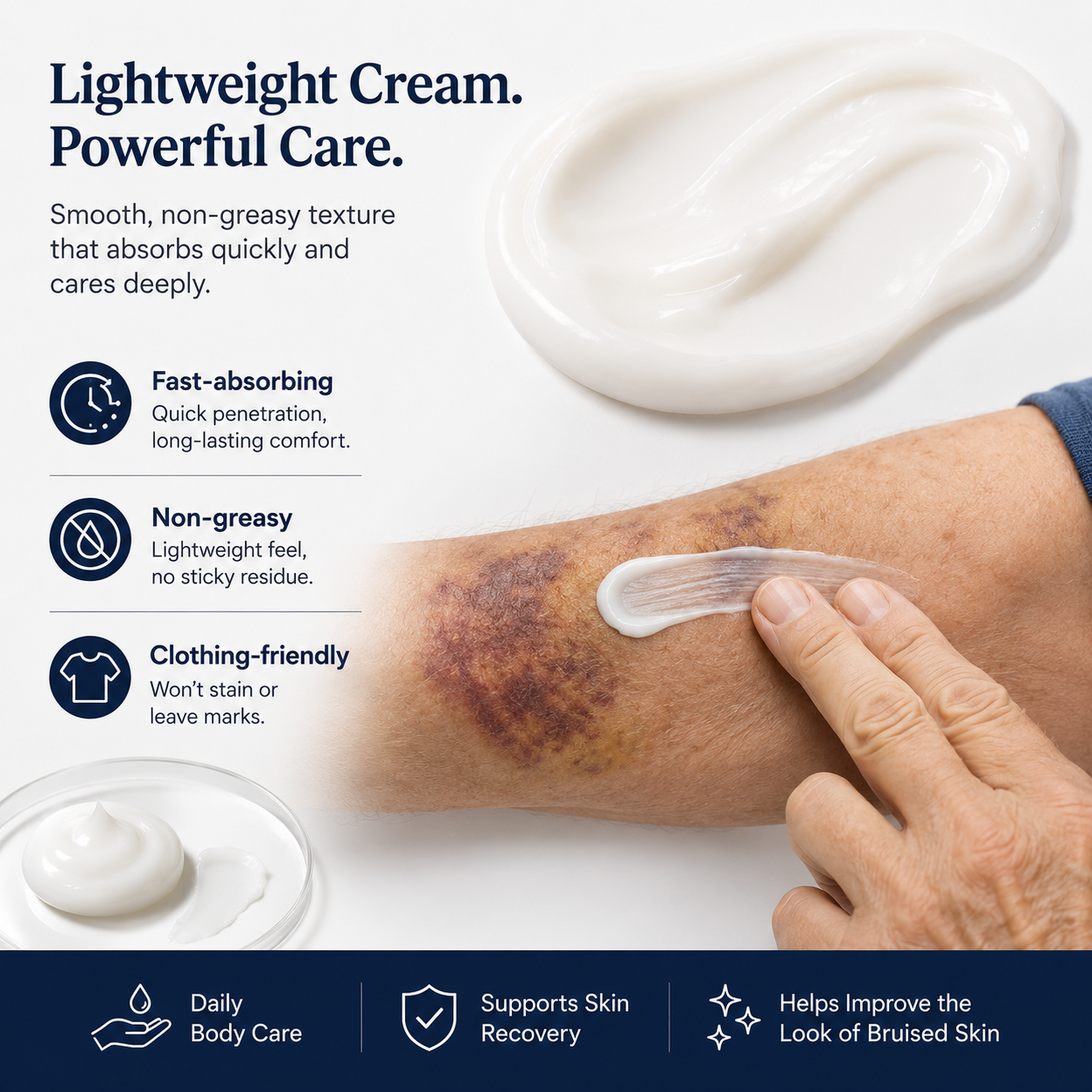Luxury cream texture