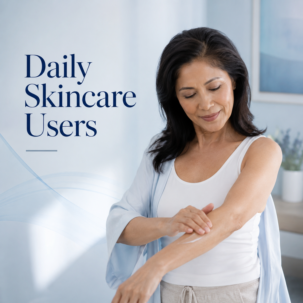 Daily skincare users